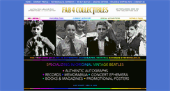 Desktop Screenshot of fab4collectibles.com